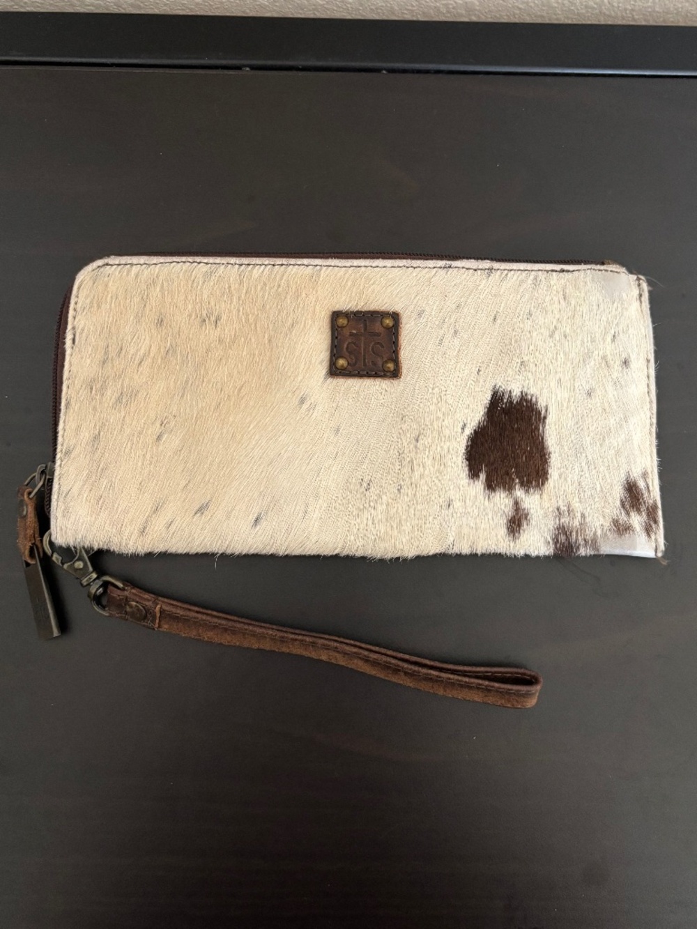 STS Real Cowhide Wristlet/Wallet